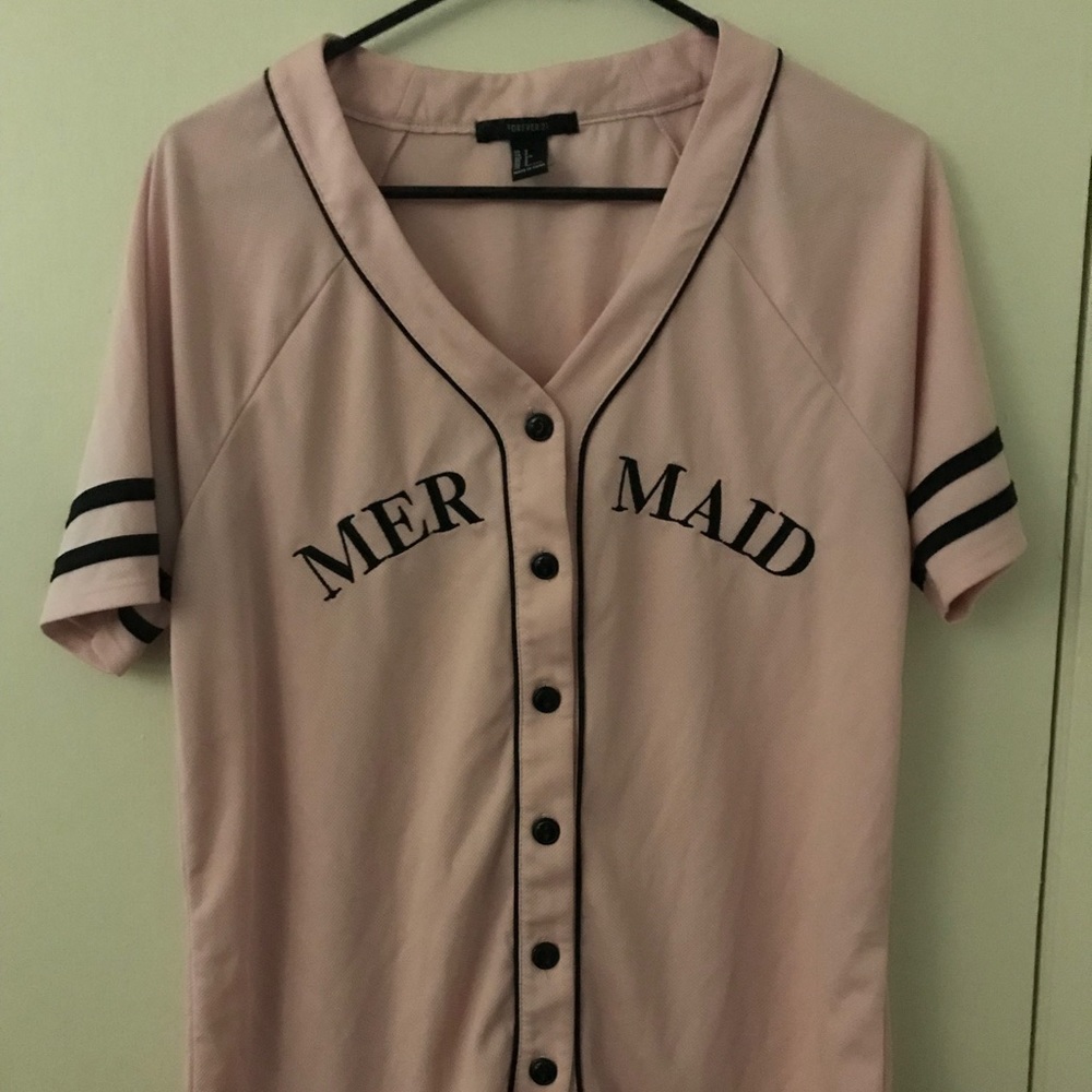 Baseball jersey style shirt